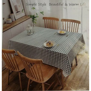 STATINT Vinyl Tablecloth Rectangular, 100% Waterproof Oil Resistant Spill Proof